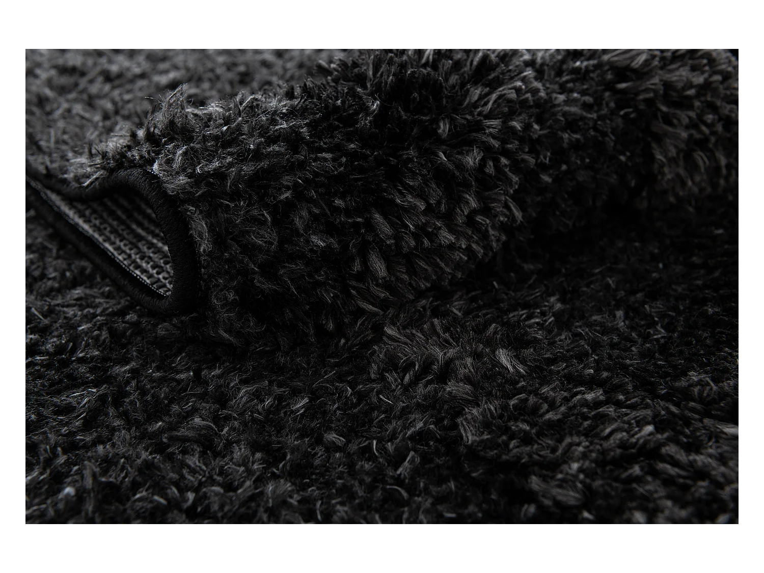 Hoogpolig tapijt 245x160 Zwart Thun Tribus