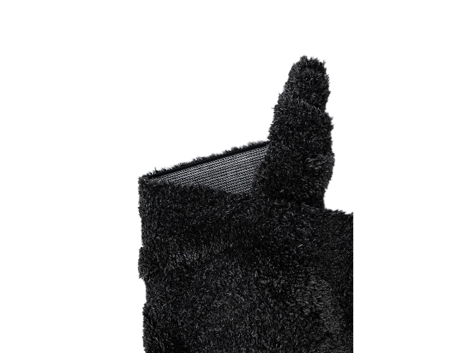 Tapis shaggy 160x245 noir Thun Tribus