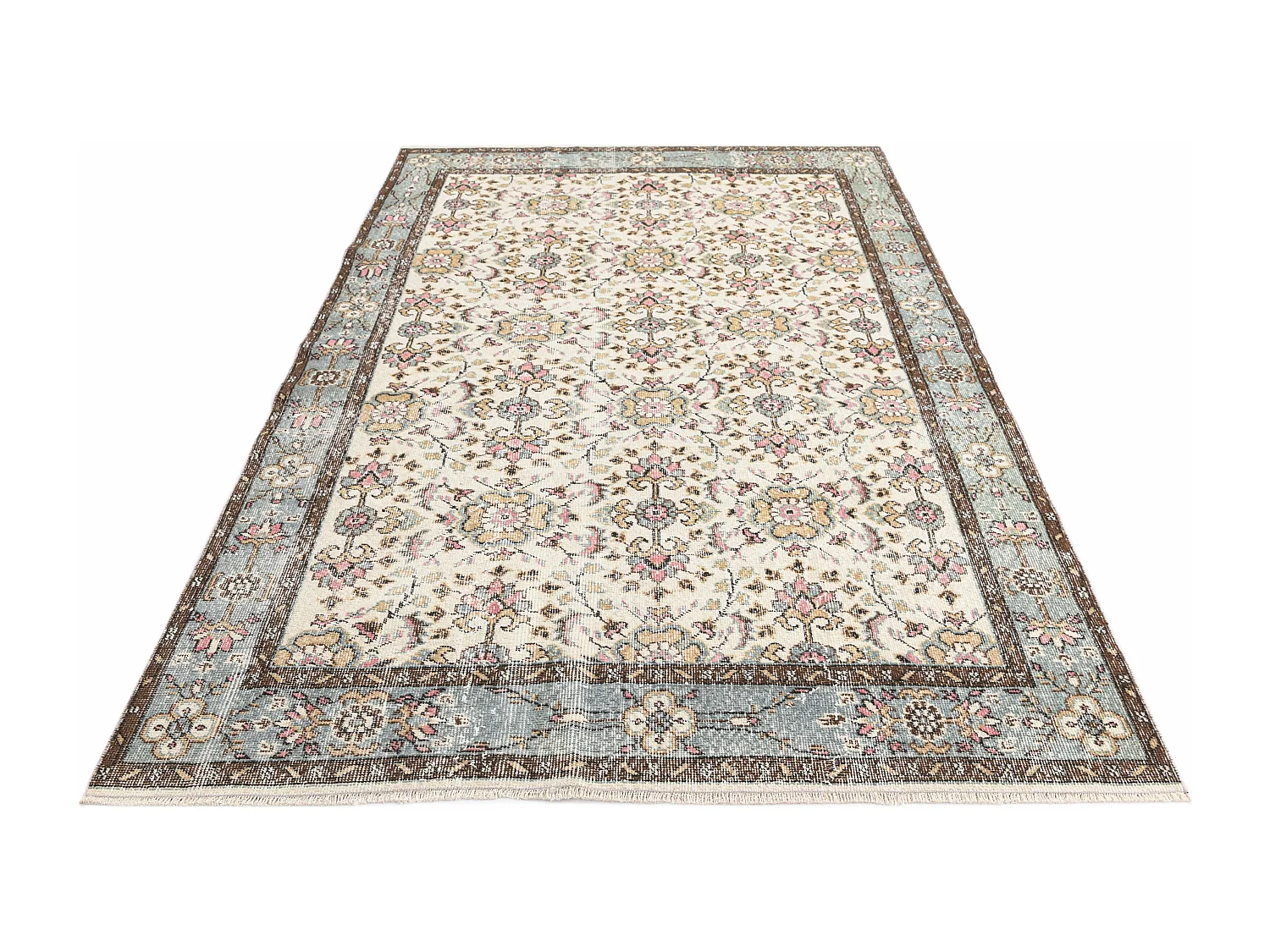 Tapis de laine 155x259 beige Ultra Vintage