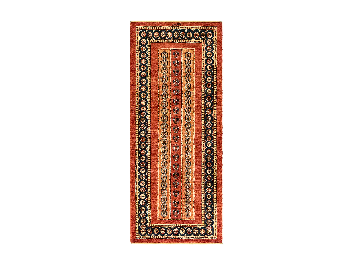 Tapis de couloir en laine 85x207 rouge Kashkuli
