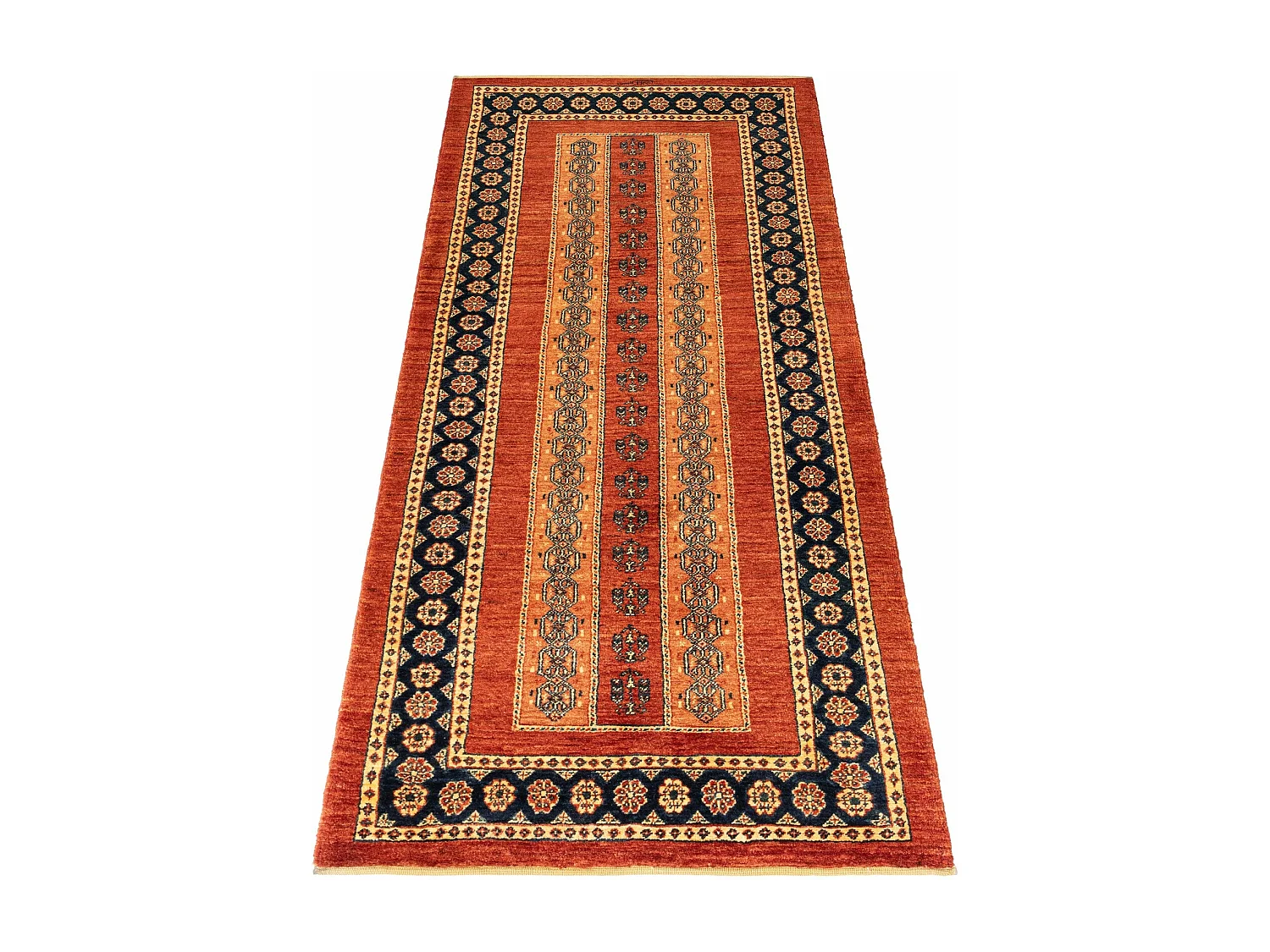 Tapis de couloir en laine 85x207 rouge Kashkuli