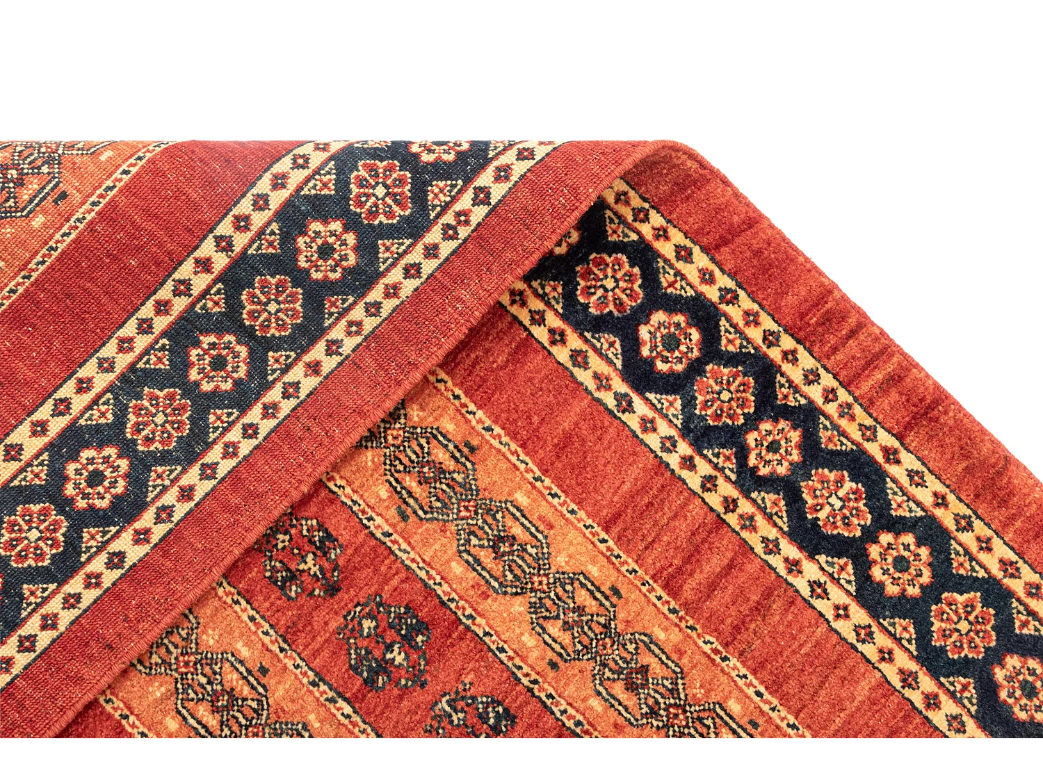 Tapis de couloir en laine 85x207 rouge Kashkuli