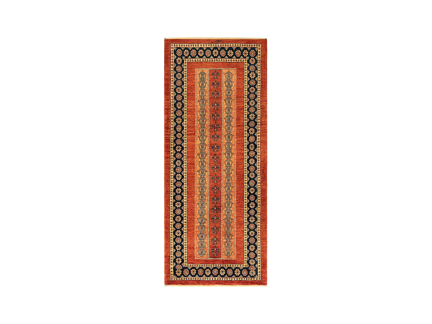 Tapis de couloir en laine 85x207 rouge Kashkuli