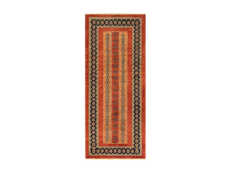 Tapis de couloir en laine 85x207 rouge Kashkuli