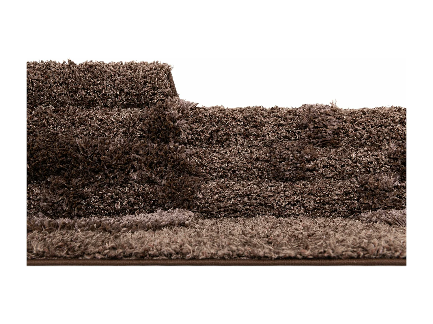 Tapis shaggy 160x245 marron foncé Thun Artem