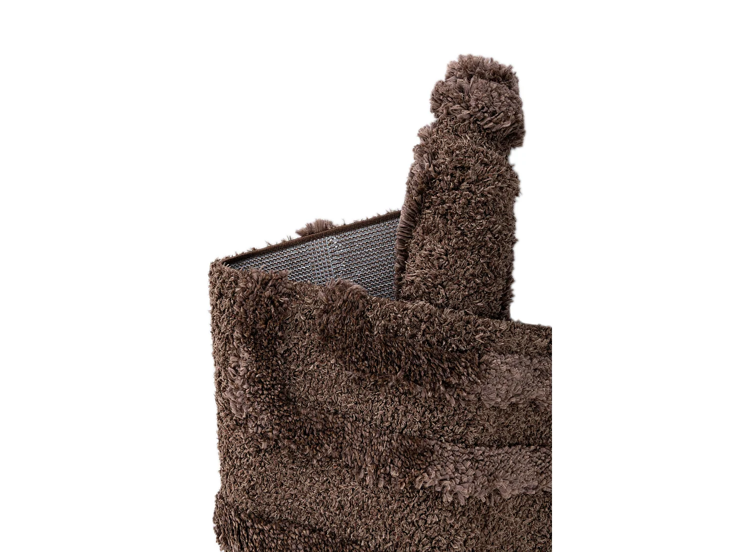 Tapis shaggy 160x245 marron foncé Thun Artem