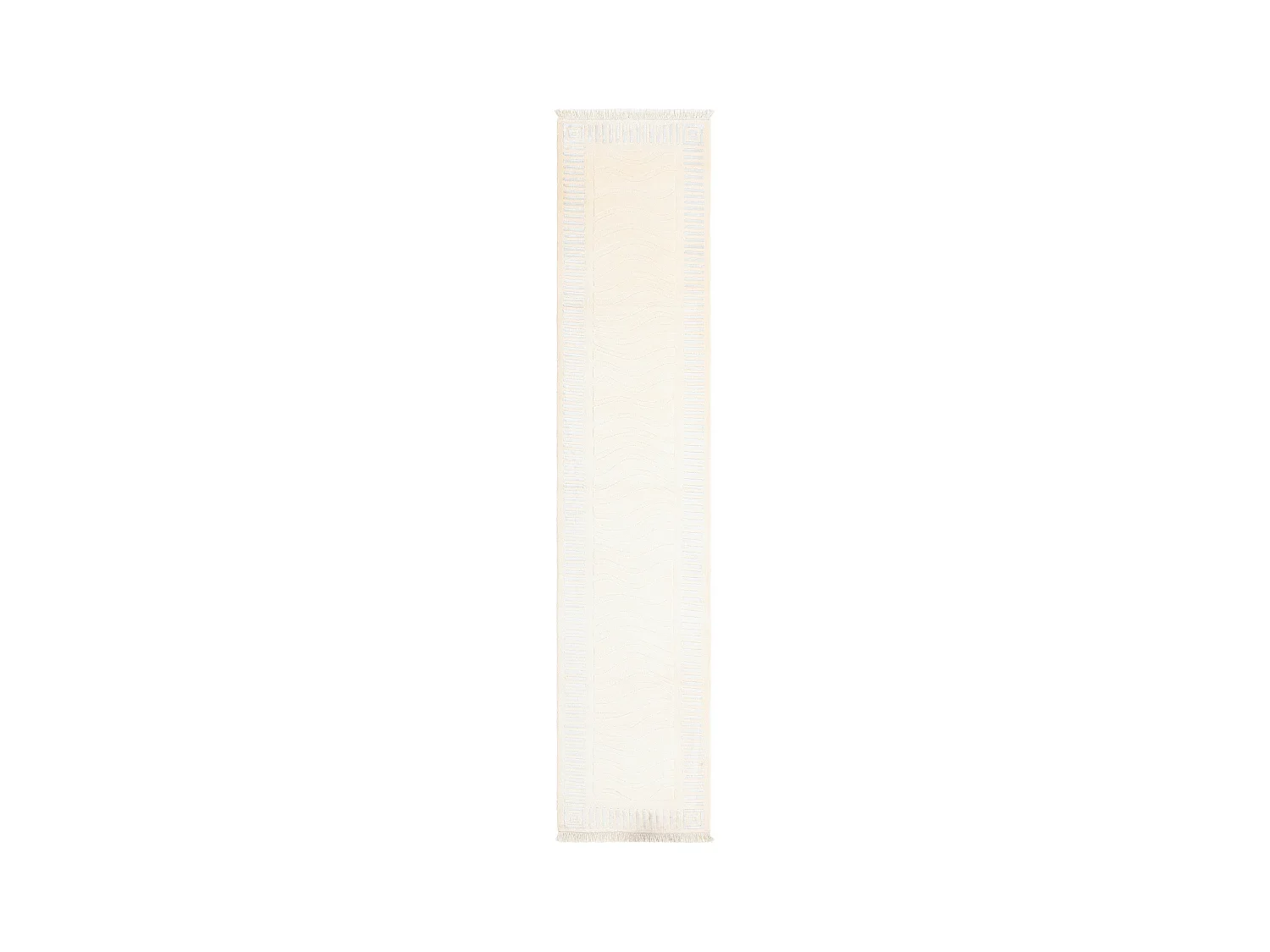 Tapis de couloir en laine 84x401 beige Darya