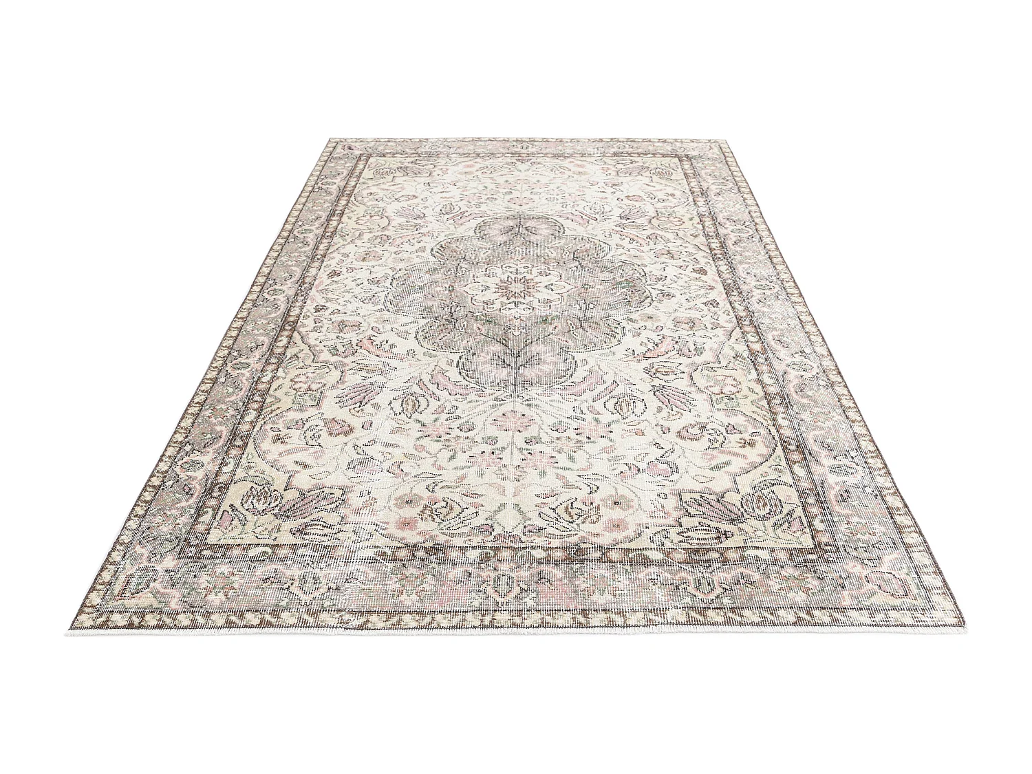 Tapis de laine 170x269 beige Ultra Vintage