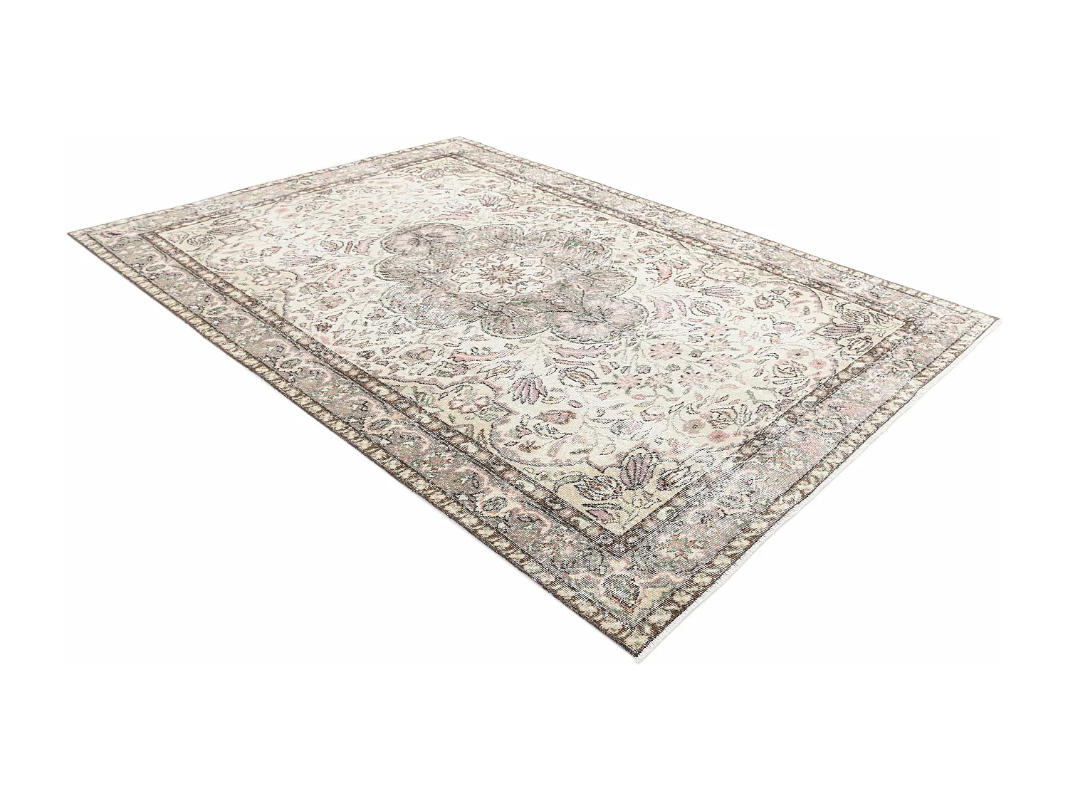 Tapis de laine 170x269 beige Ultra Vintage