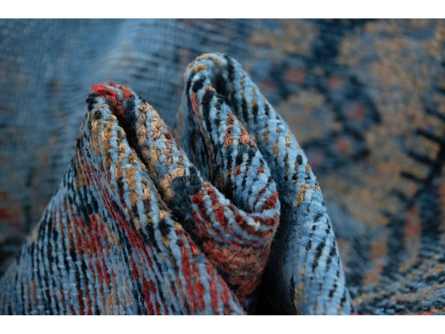 Woltapijt 113x66 Blauw Vintage Royal