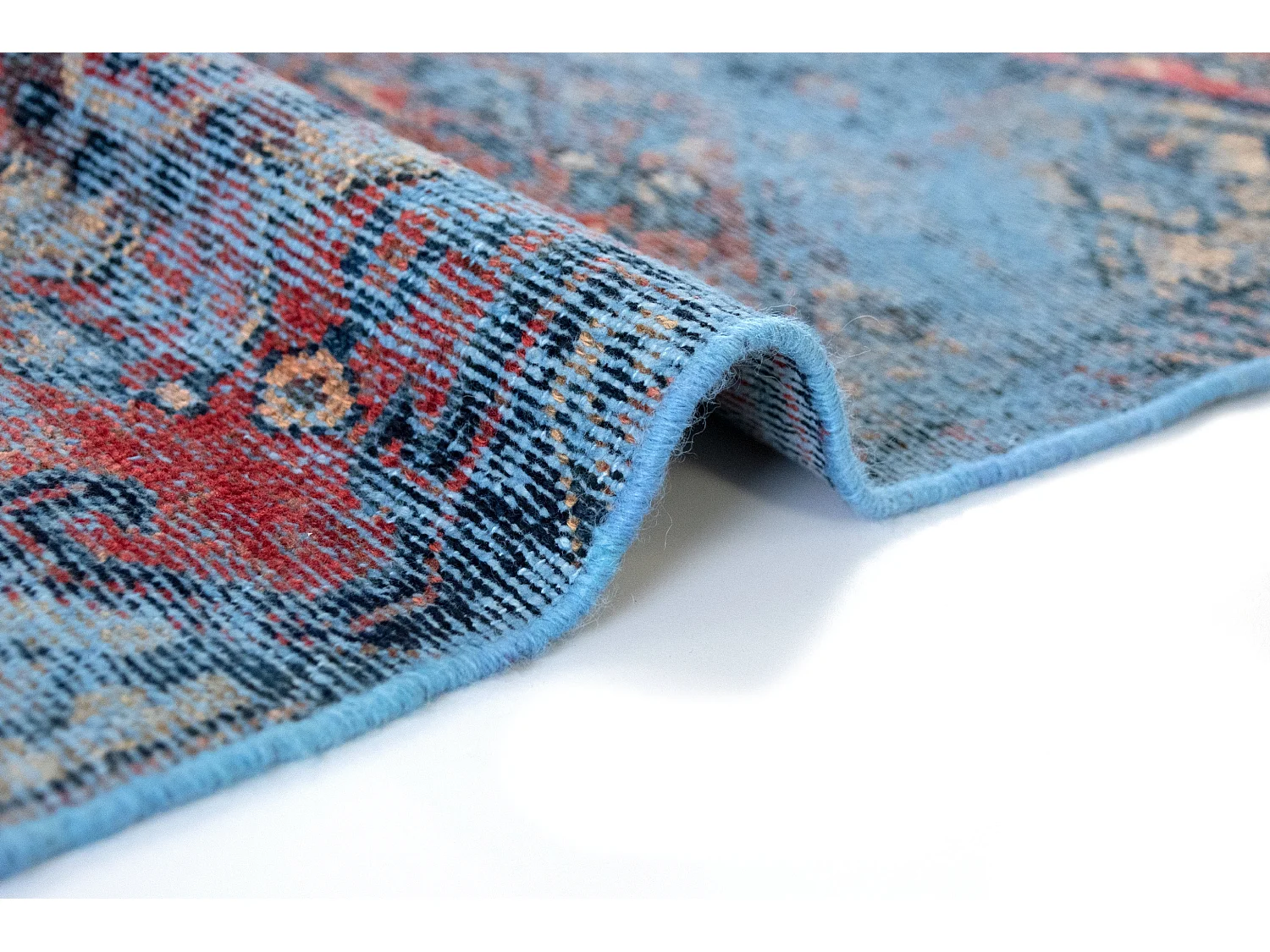 Woltapijt 113x66 Blauw Vintage Royal