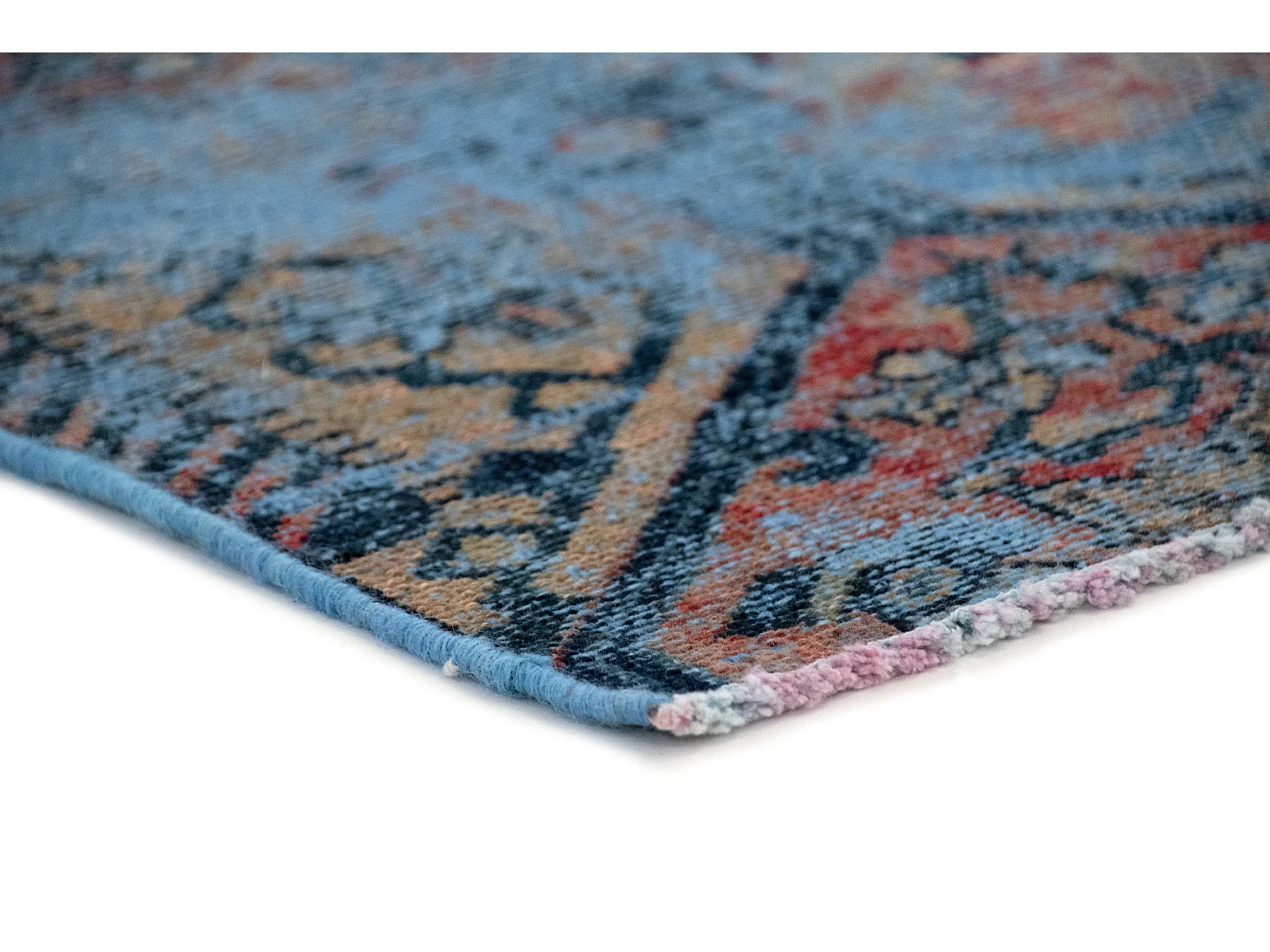 Woltapijt 113x66 Blauw Vintage Royal