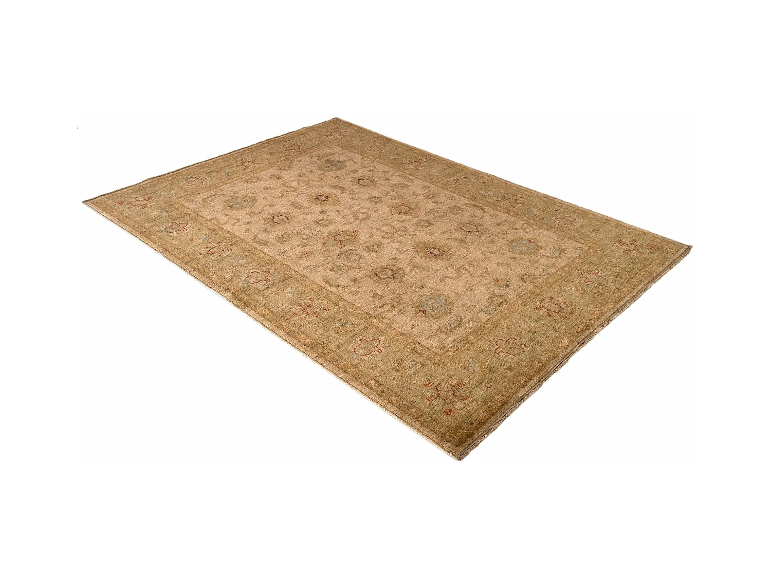 Tapis de laine 150x212 beige Ziegler