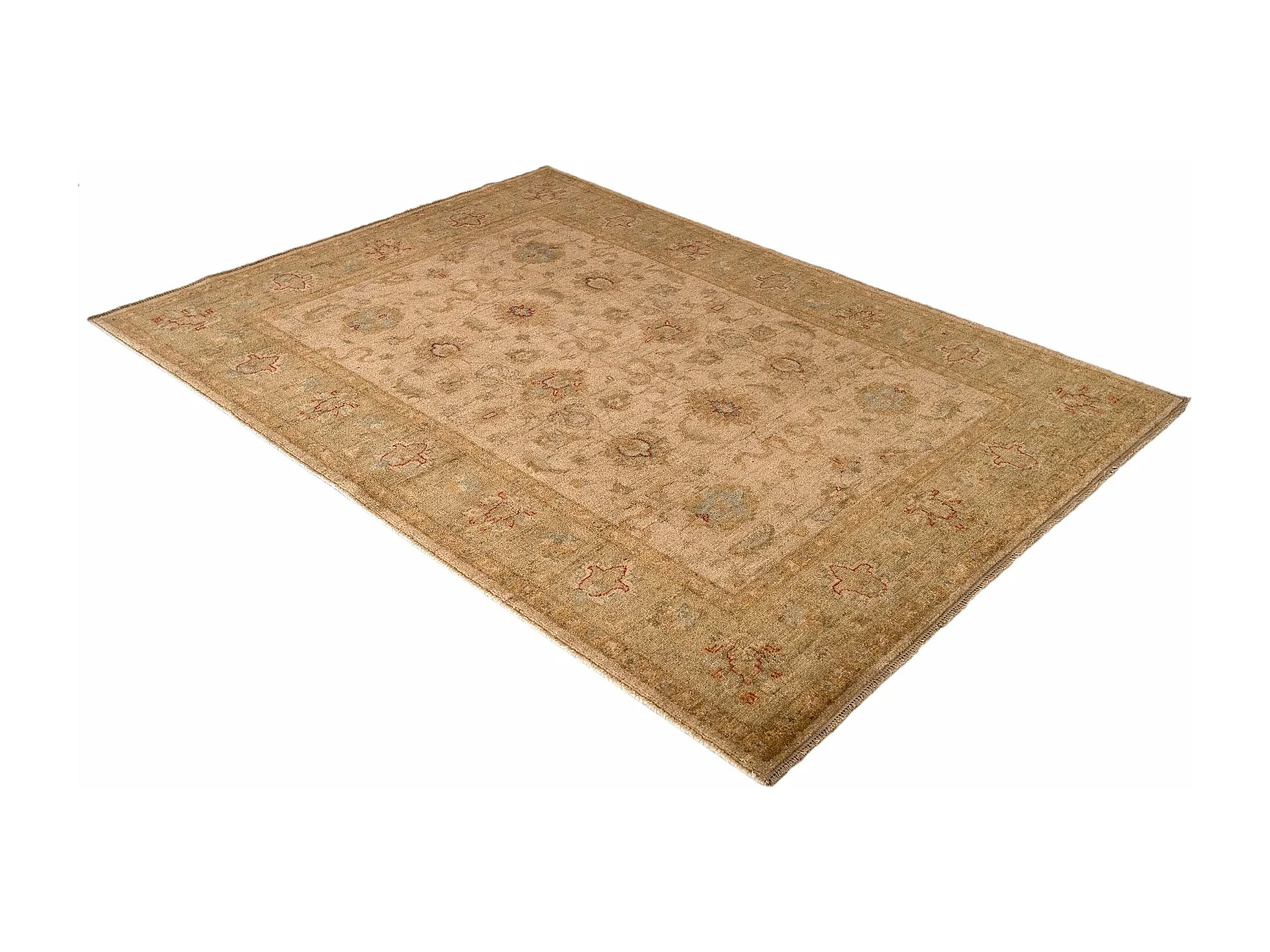 Tapis de laine 150x212 beige Ziegler