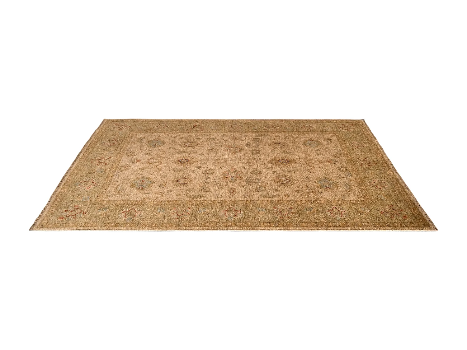 Tapis de laine 150x212 beige Ziegler