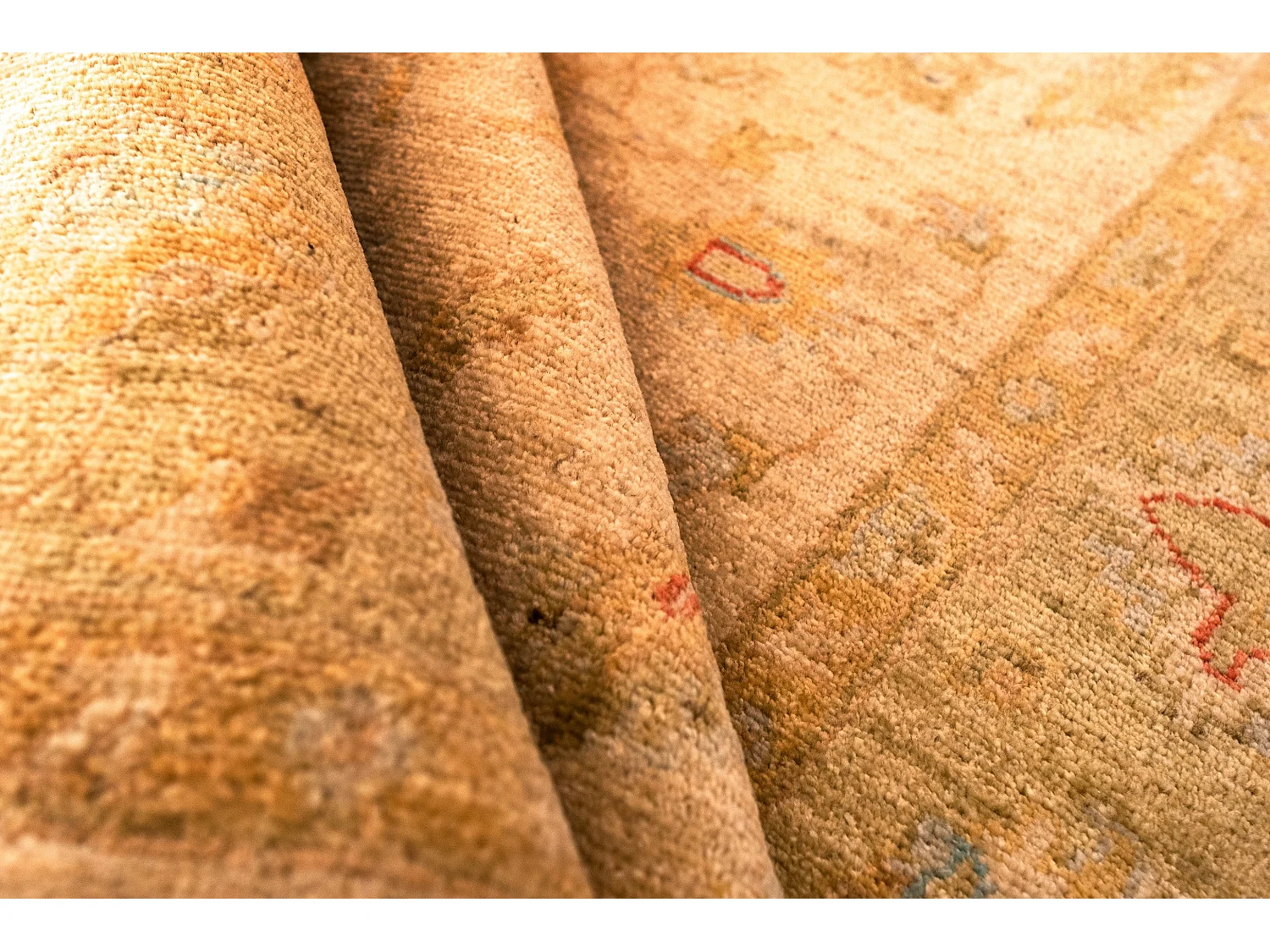 Tapis de laine 150x212 beige Ziegler