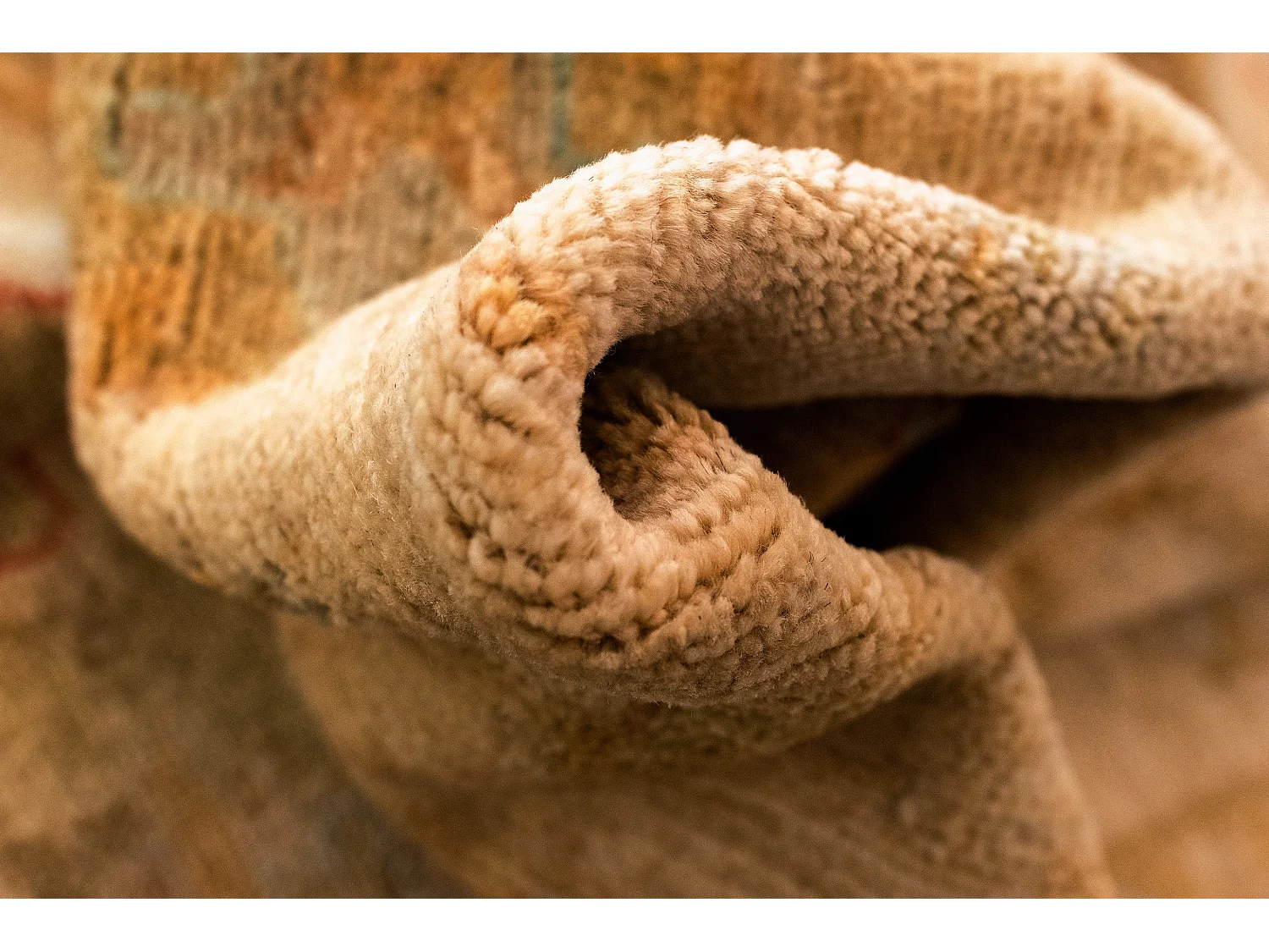 Tapis de laine 150x212 beige Ziegler