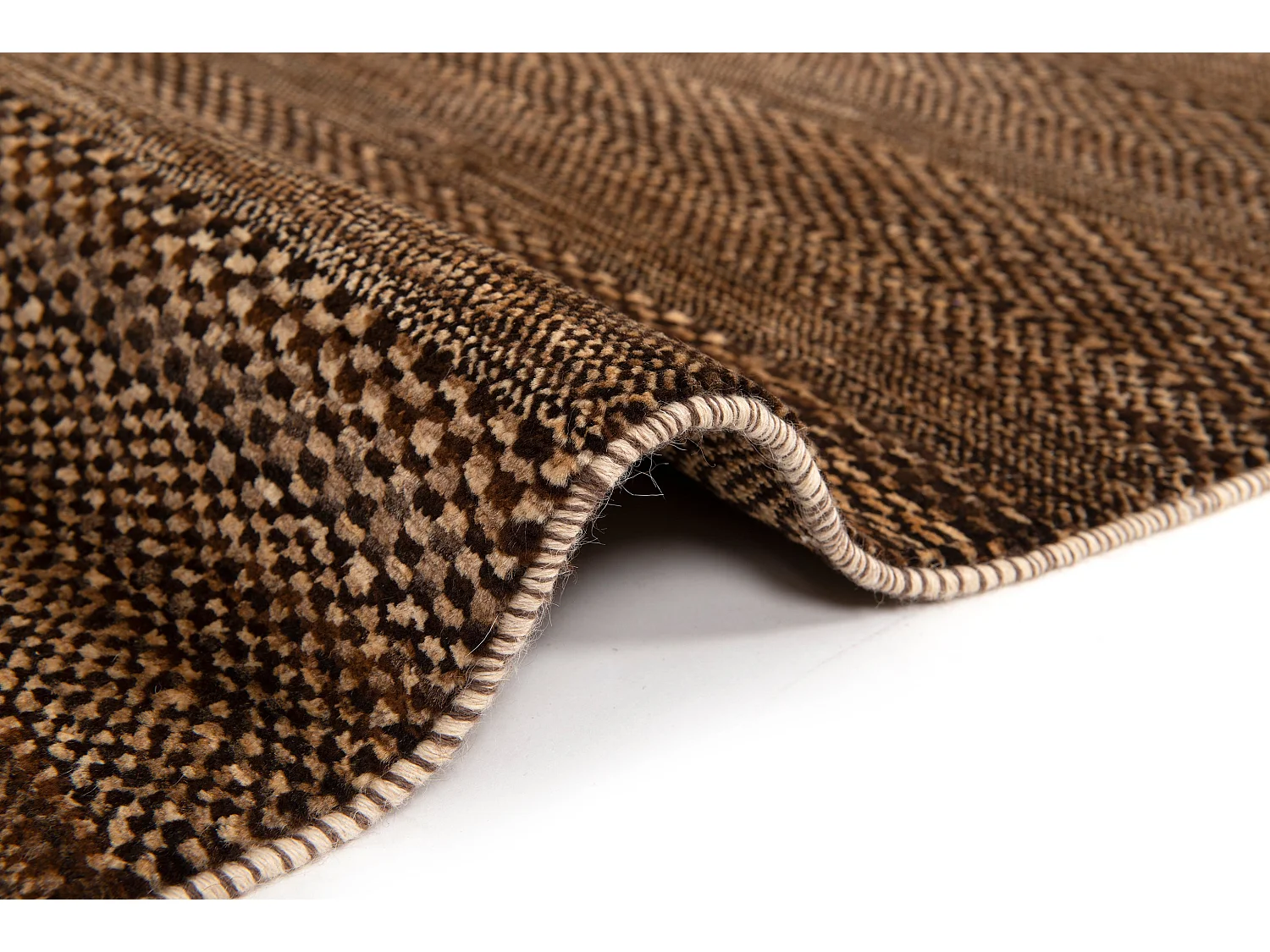 Tappeto in lana 165x238 marrone Juma