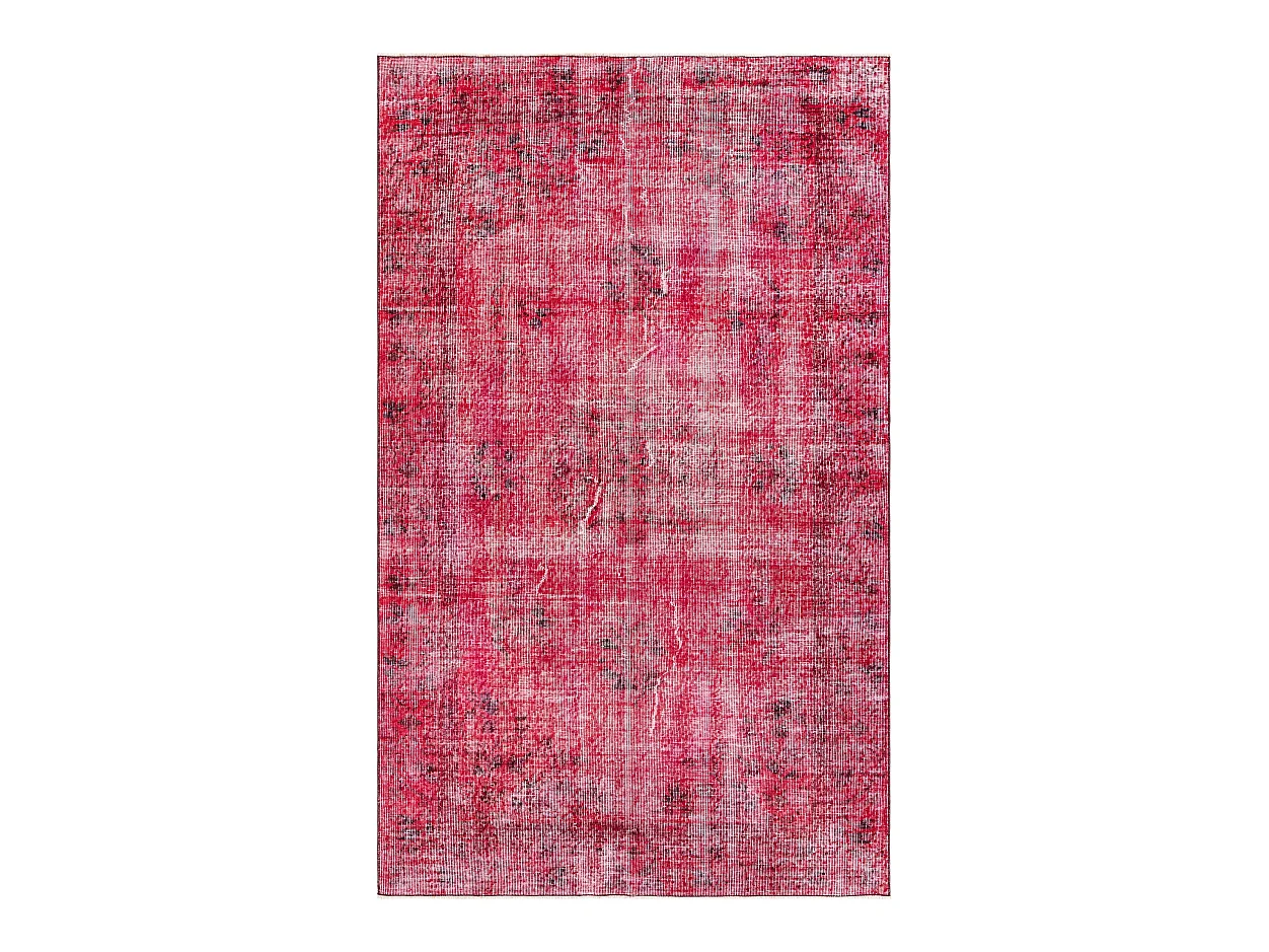 Tapis de laine 145x236 rouge Ultra Vintage