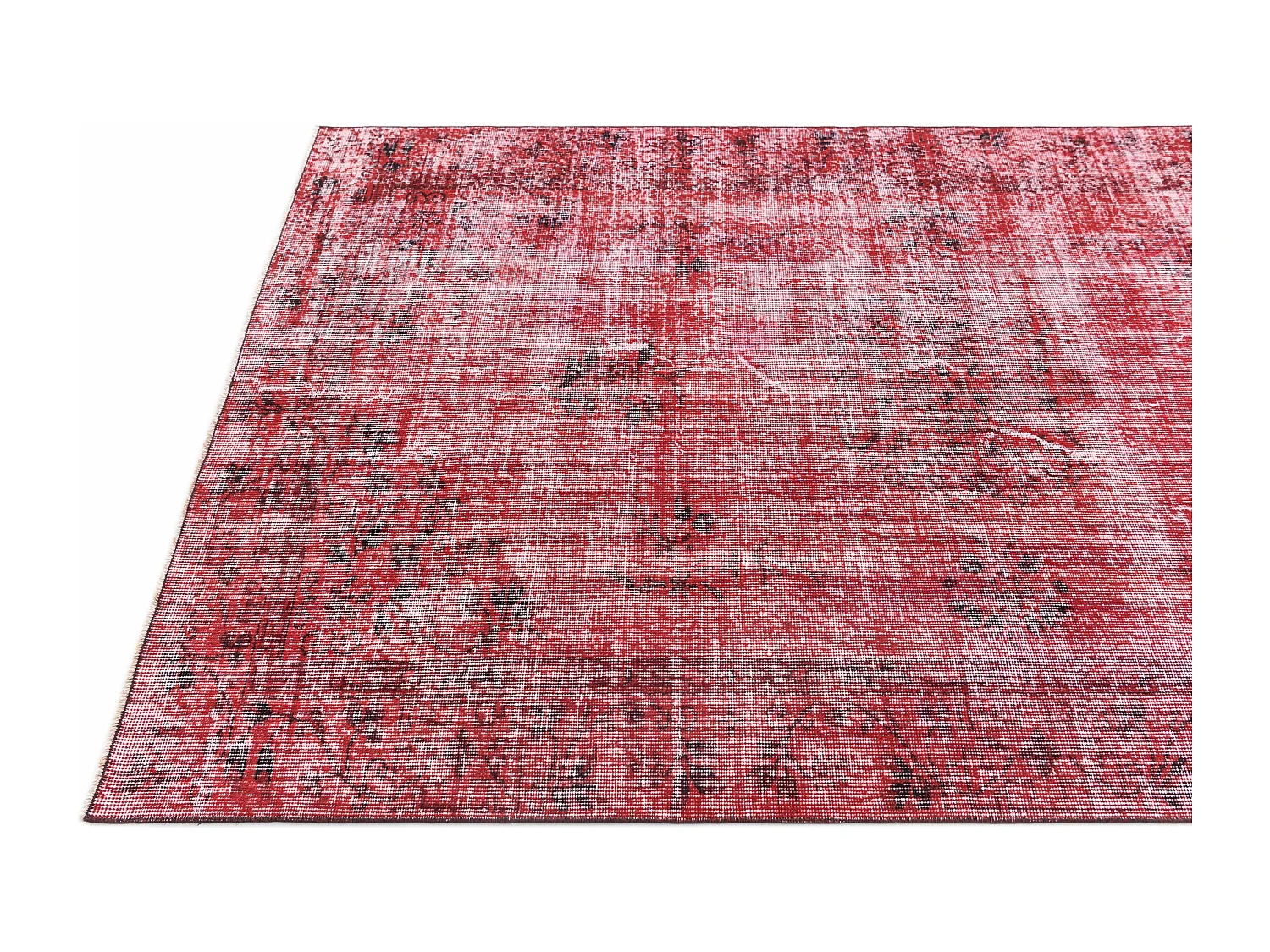 Tapis de laine 145x236 rouge Ultra Vintage