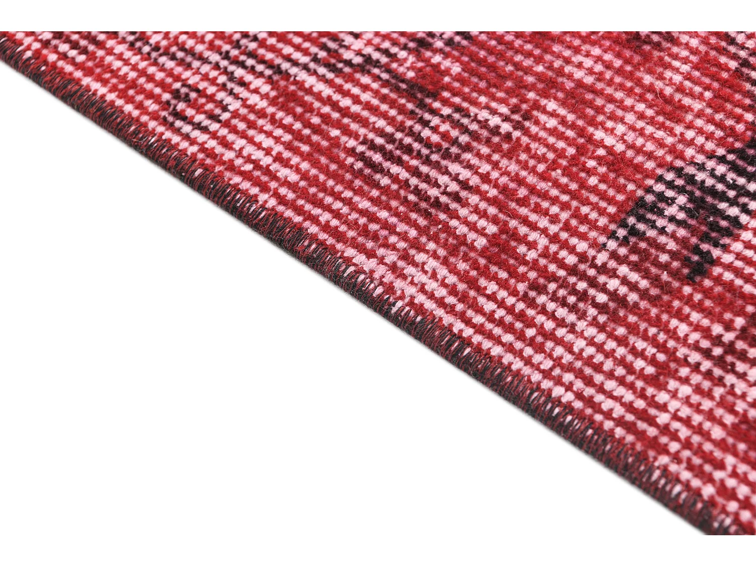 Tapis de laine 145x236 rouge Ultra Vintage