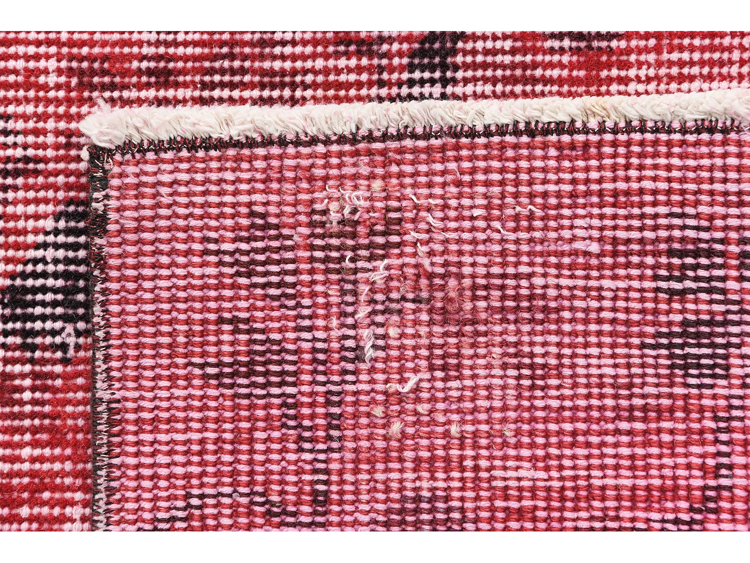 Tapis de laine 145x236 rouge Ultra Vintage