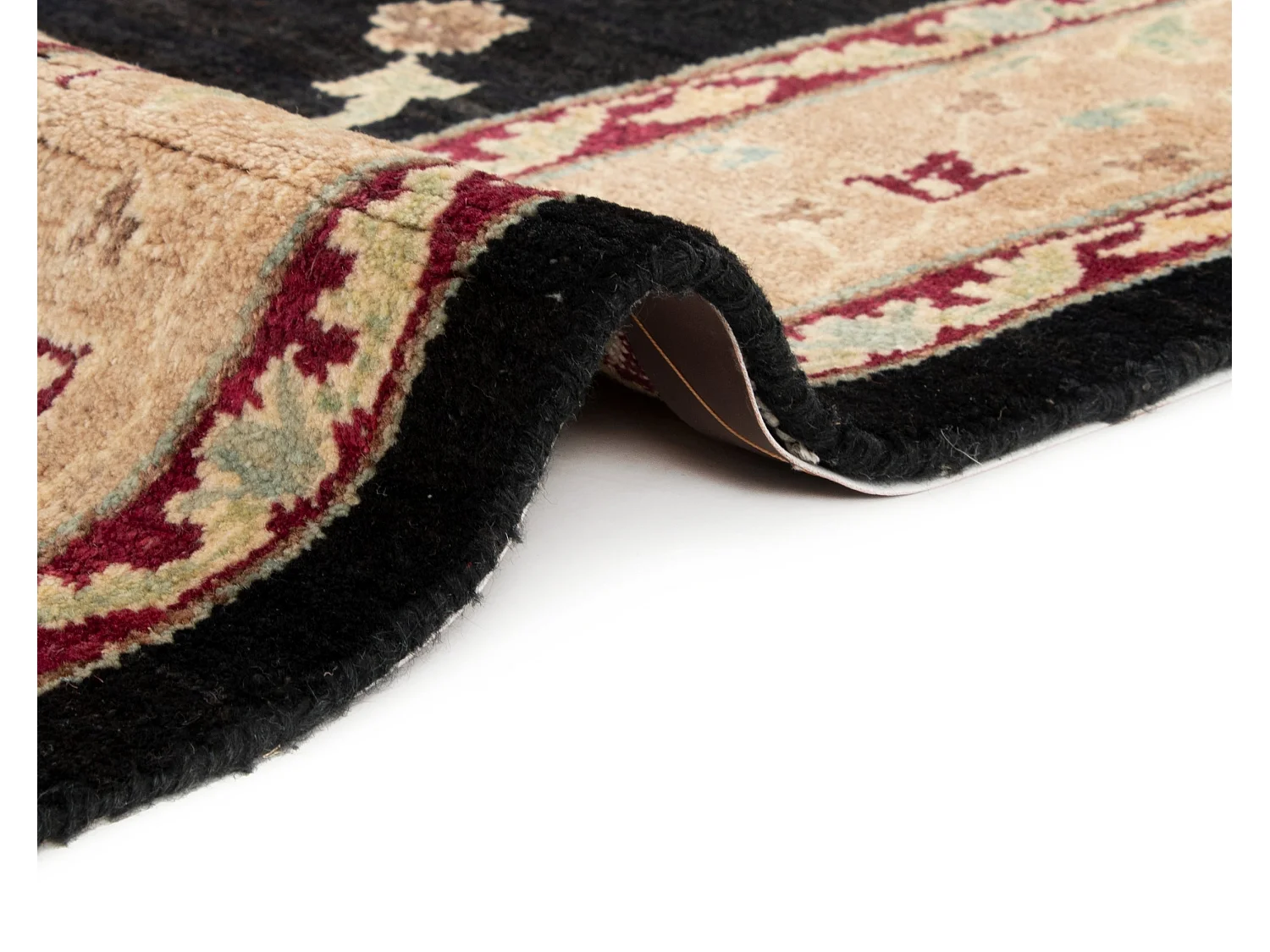 Tapis de laine 156x226 noir Ziegler