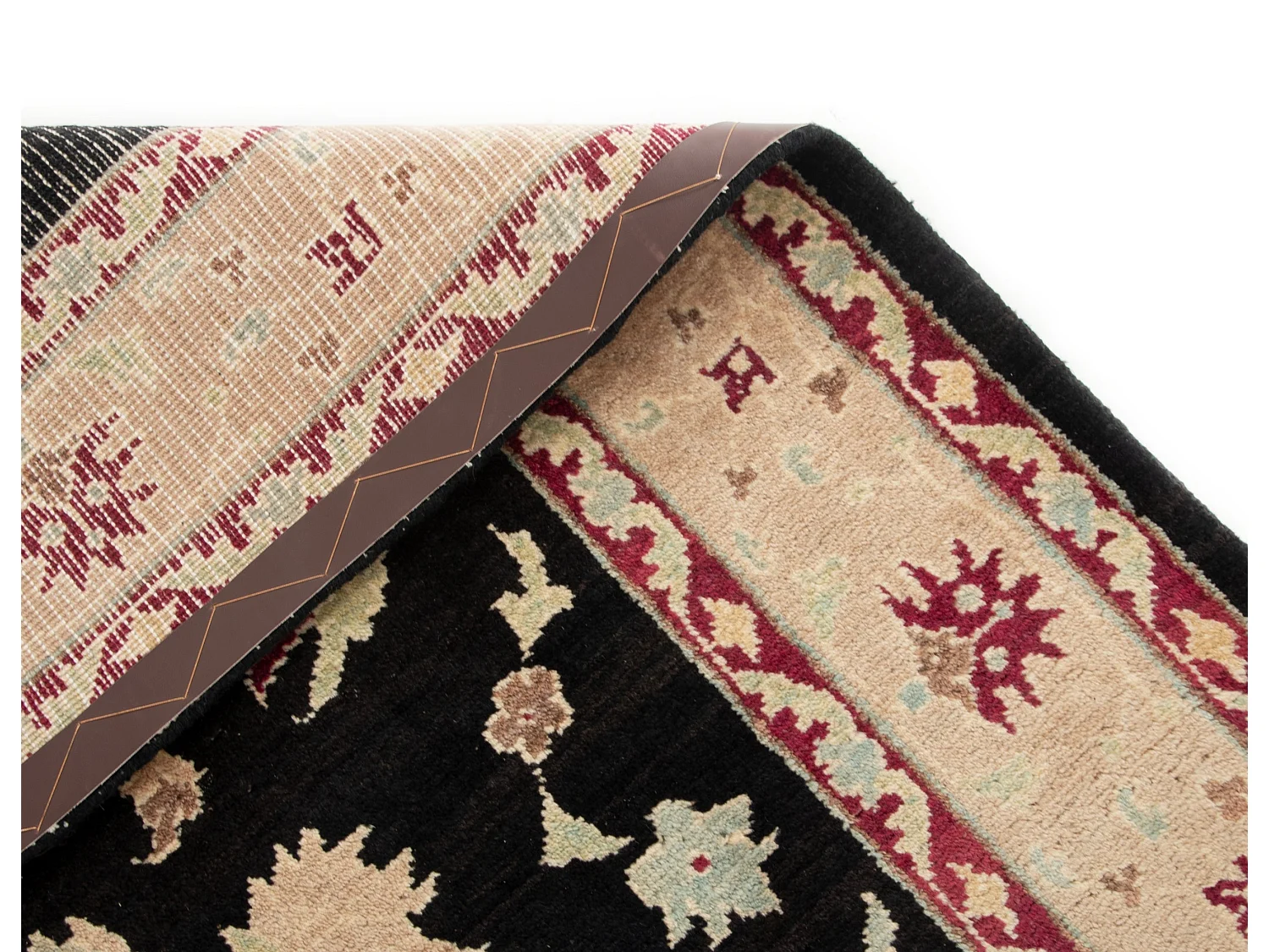 Tapis de laine 156x226 noir Ziegler