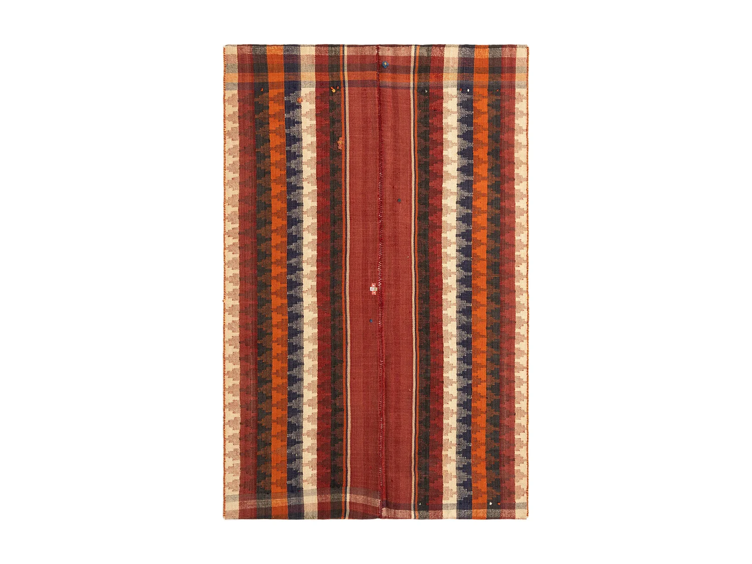 Wollteppich 130x201 Rot Jajim