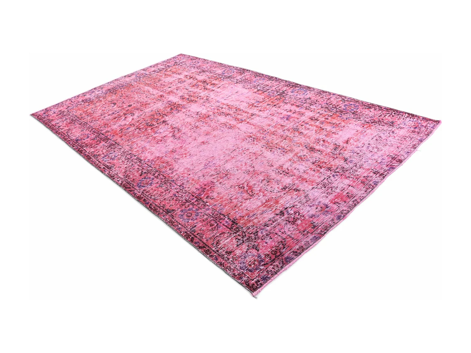 Tapis de laine 165x269 Violet Ultra Vintage