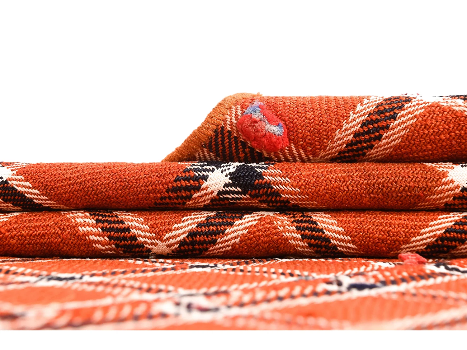 Wollteppich 140x184 Orange Jajim