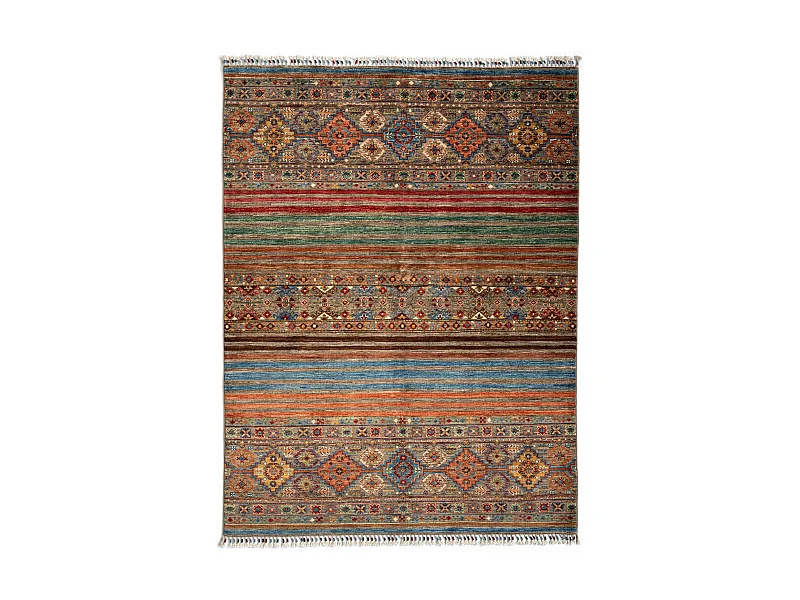 Tapis de laine 153x202 brun Torkman
