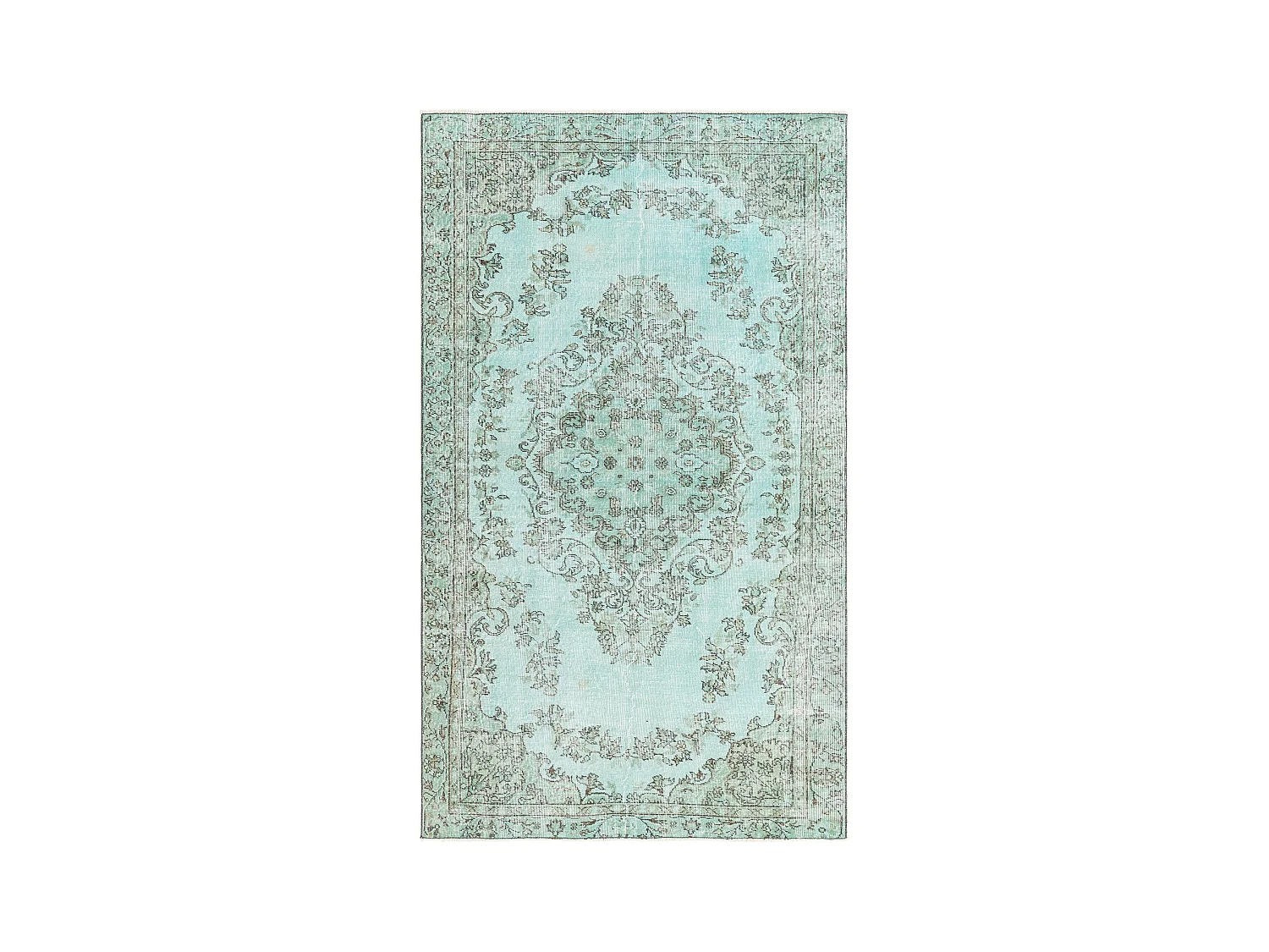 Tapis de laine 152x262 turquoise Ultra Vintage