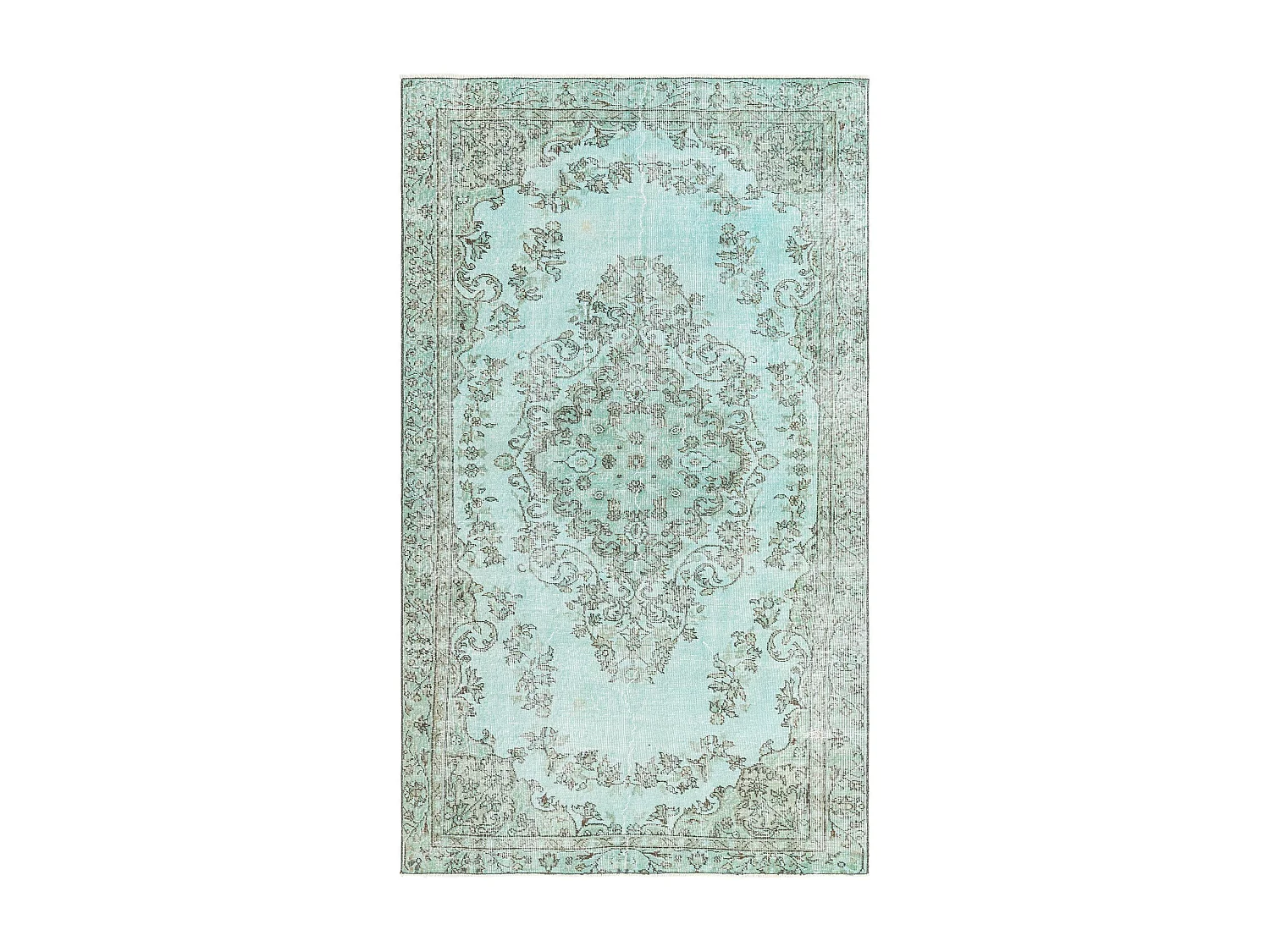 Tapis de laine 152x262 turquoise Ultra Vintage