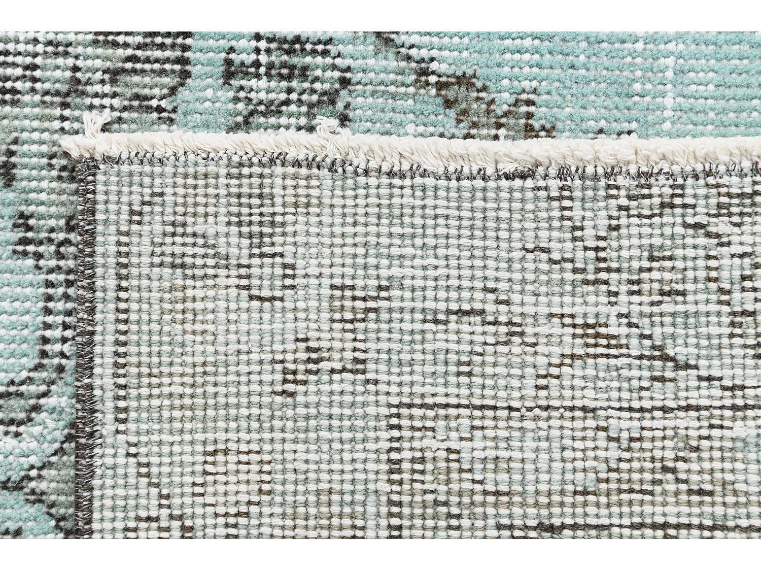 Tapis de laine 152x262 turquoise Ultra Vintage