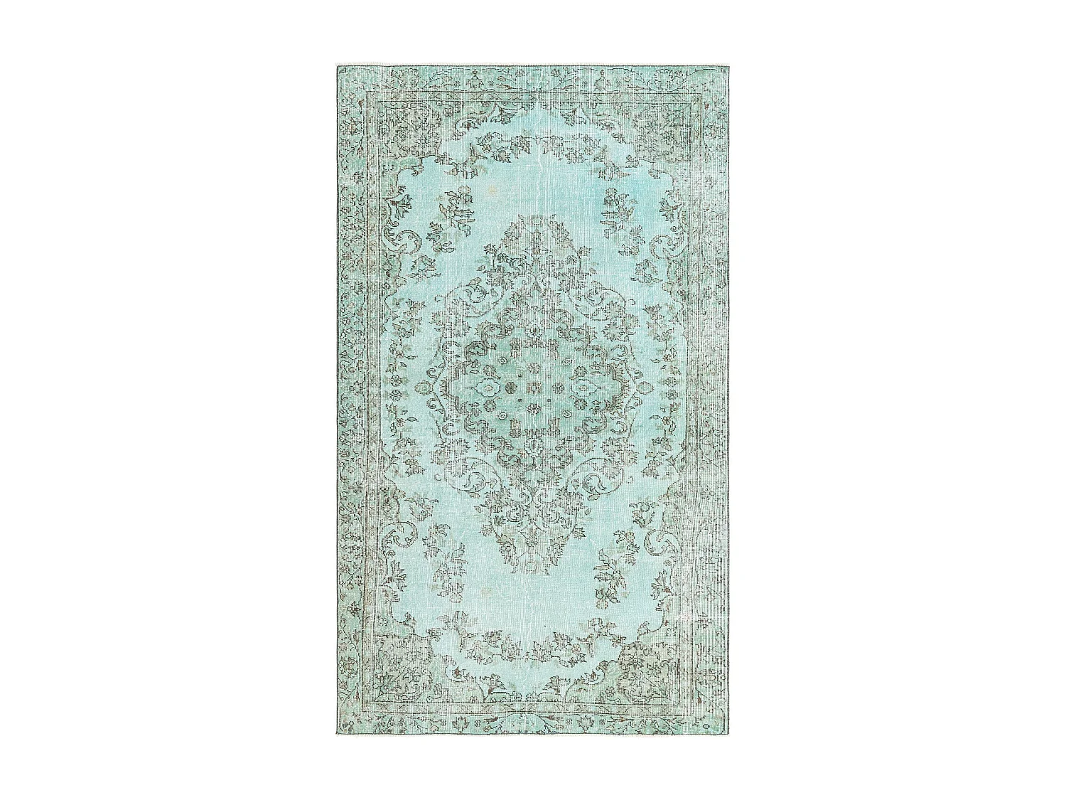 Tapis de laine 152x262 turquoise Ultra Vintage
