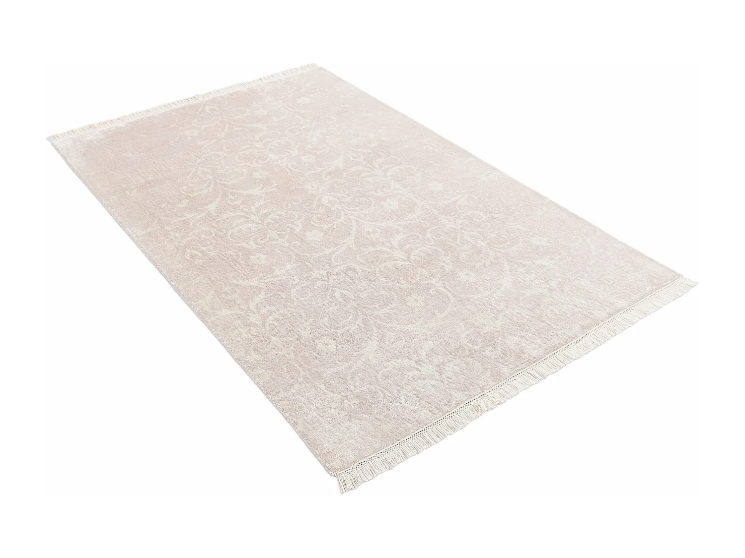Tapis de laine 119x183 rose Darya