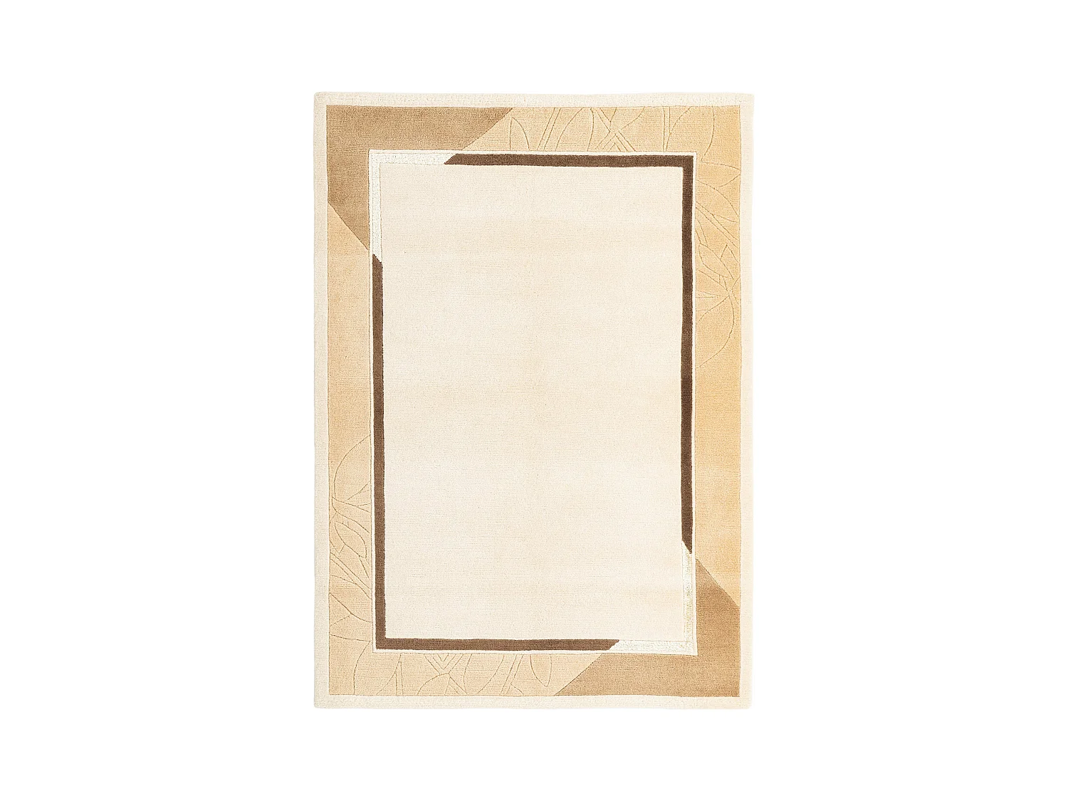 Tapis de laine 132x188 beige Darya