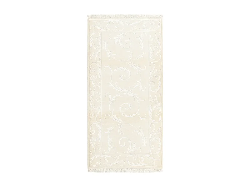 Tapis de couloir en laine 99x198 beige Darya