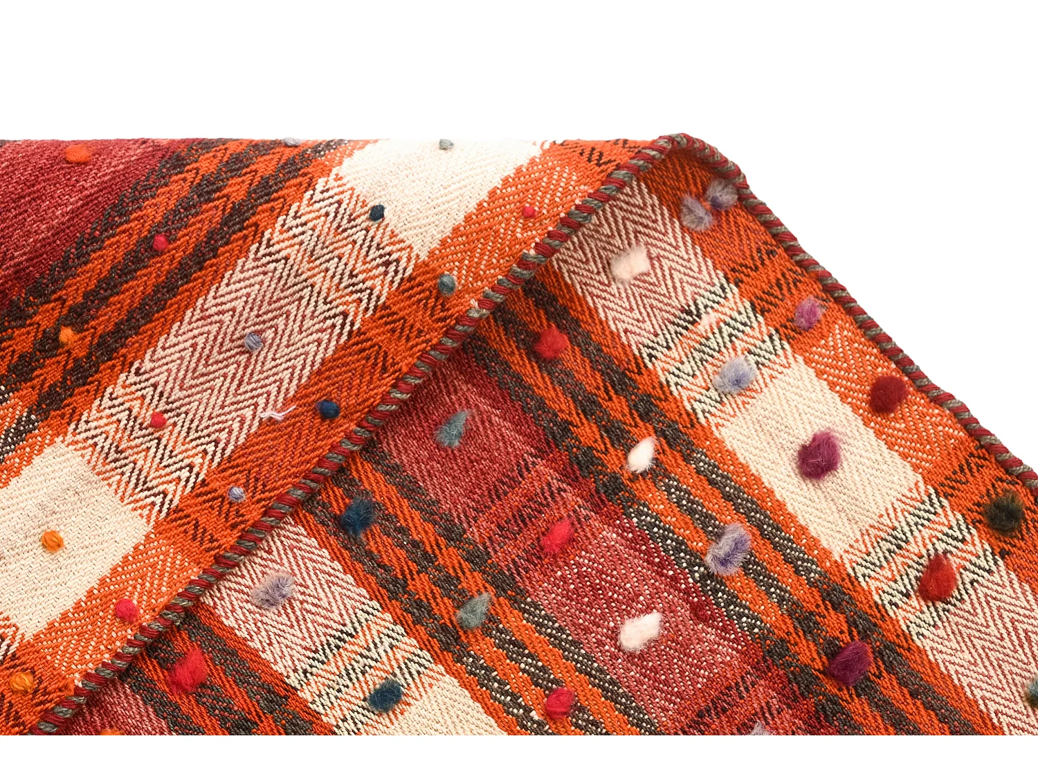 Wollteppich 175x258 Rot Jajim