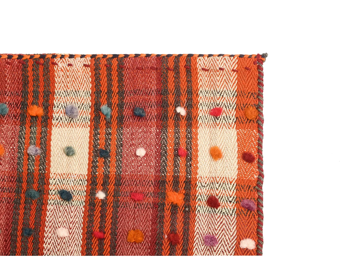 Tapis de laine 175x258 rouge Jajim