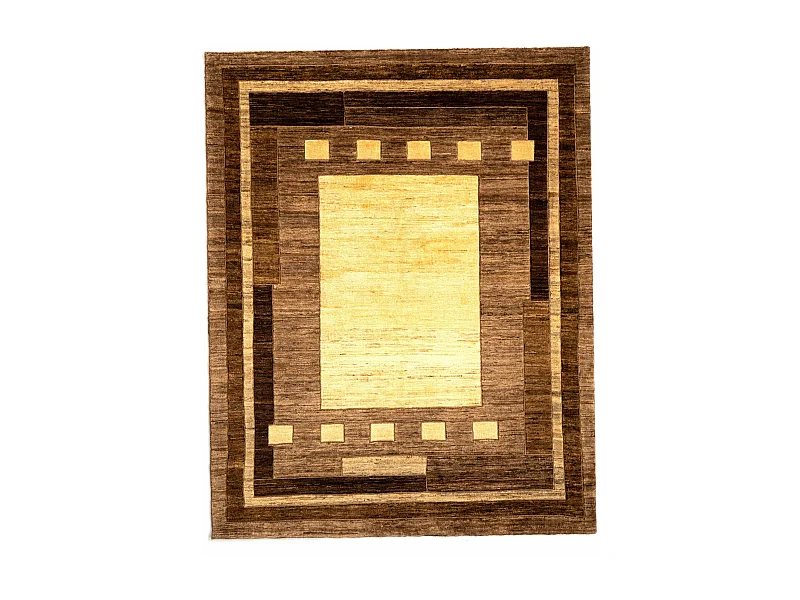 Tapis de laine 152x192 brun Juma