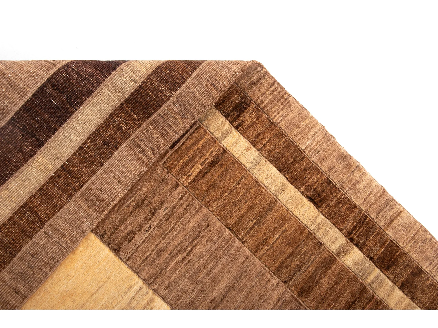 Tapis de laine 152x192 brun Juma