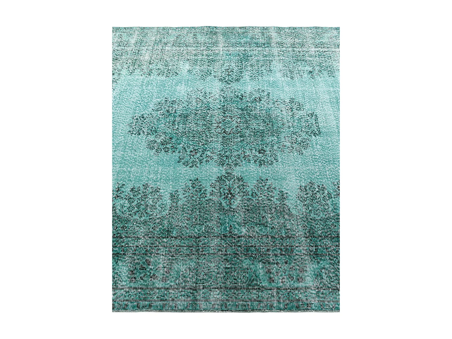 Tapis de laine 193x297 Bleu Ultra Vintage