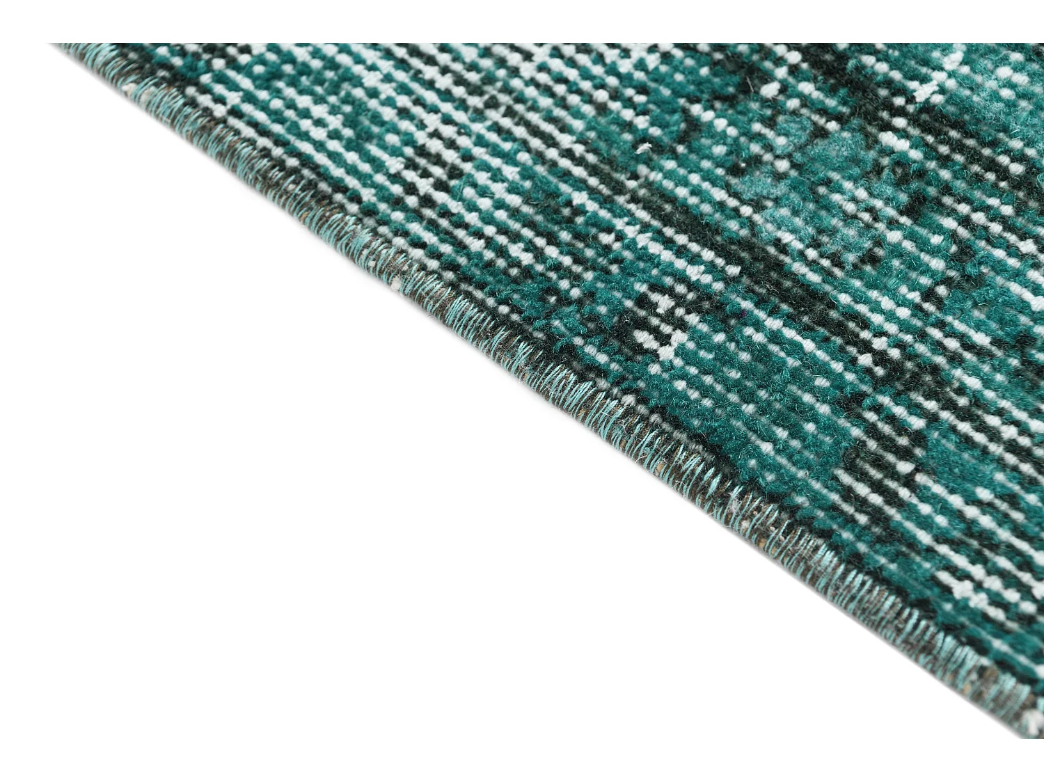 Tapis de laine 193x297 Bleu Ultra Vintage