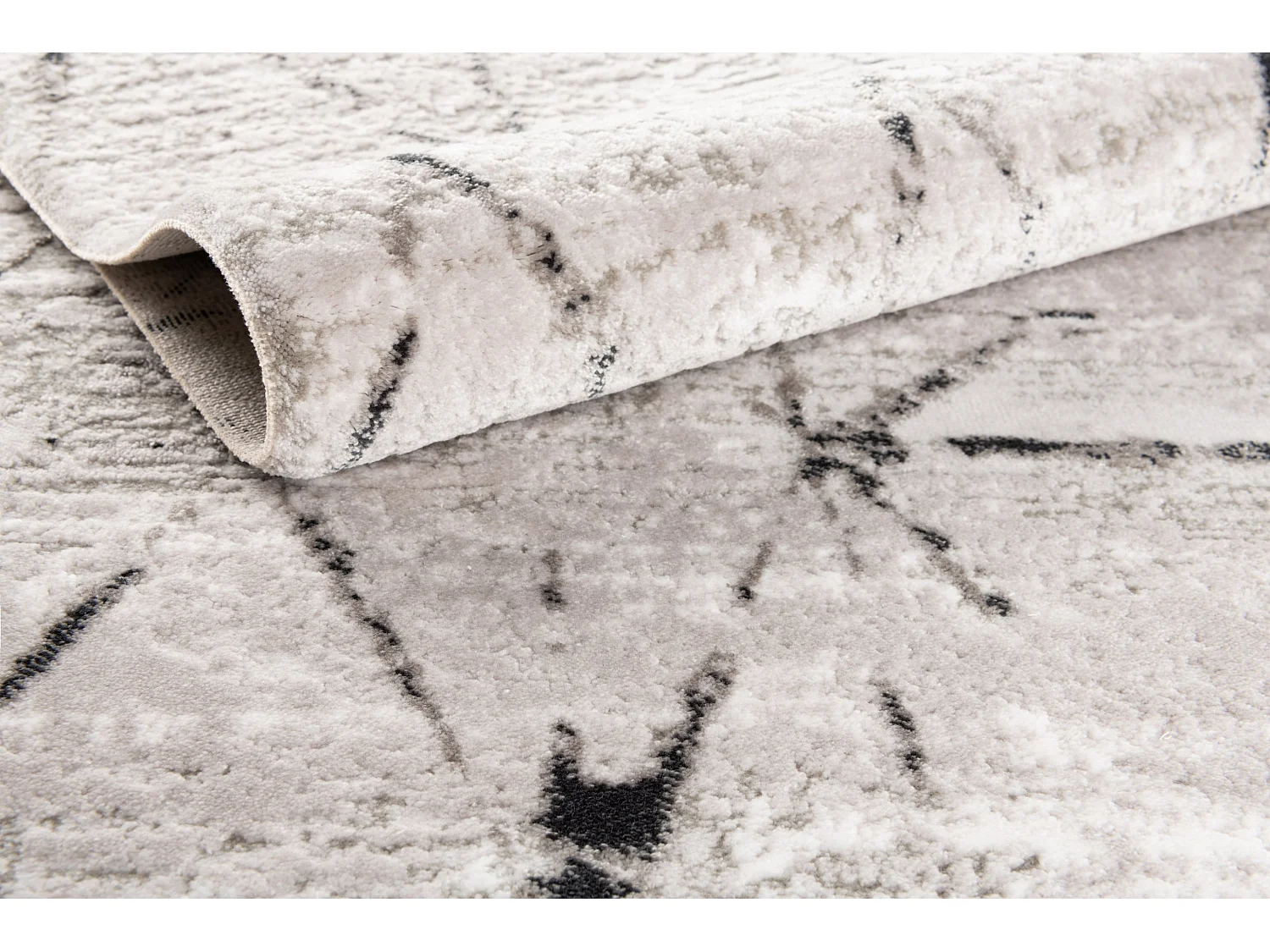 Tapis 240x240 gris Davos Spice