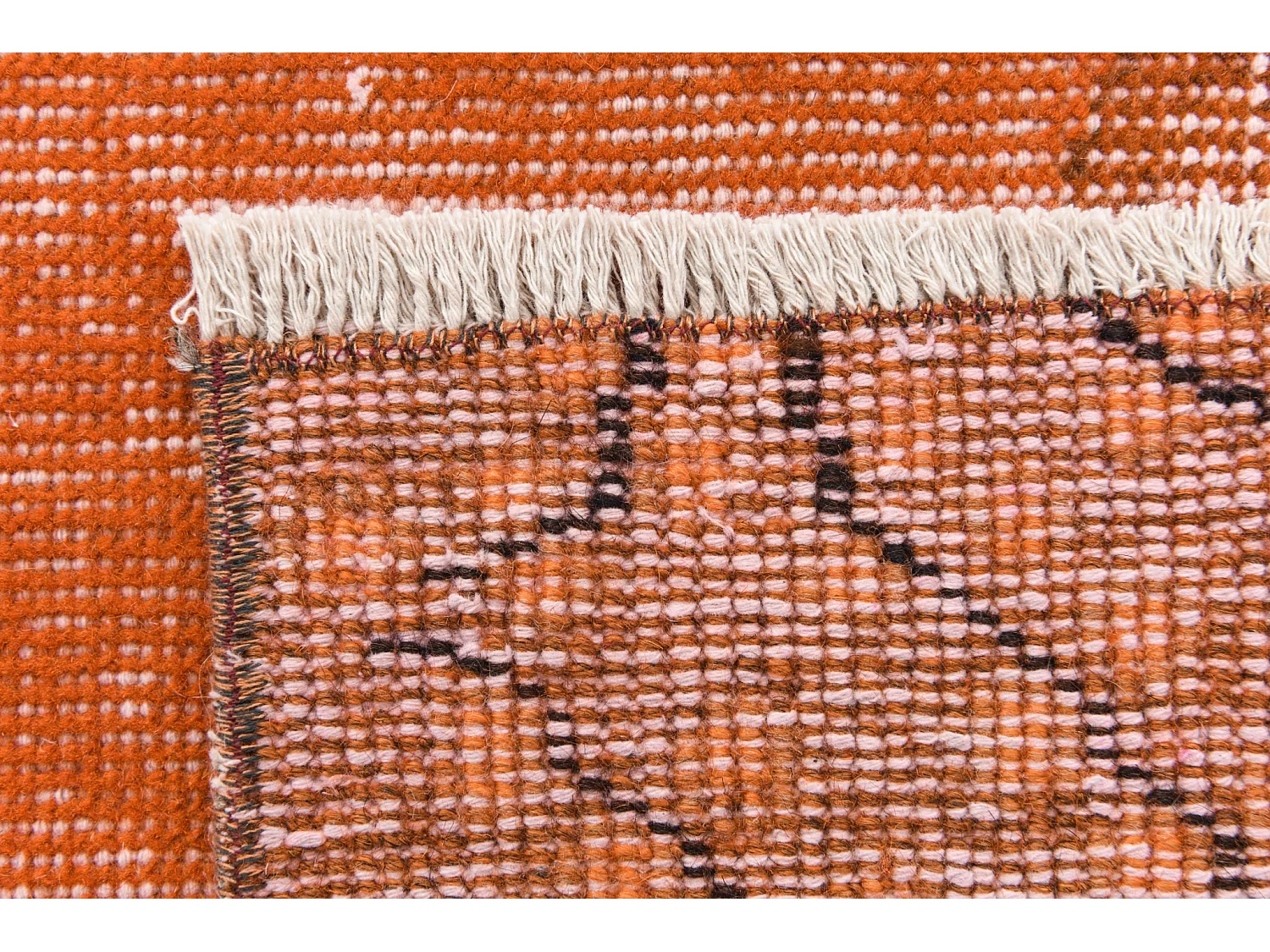 Tapis de laine 152x262 orange Ultra Vintage