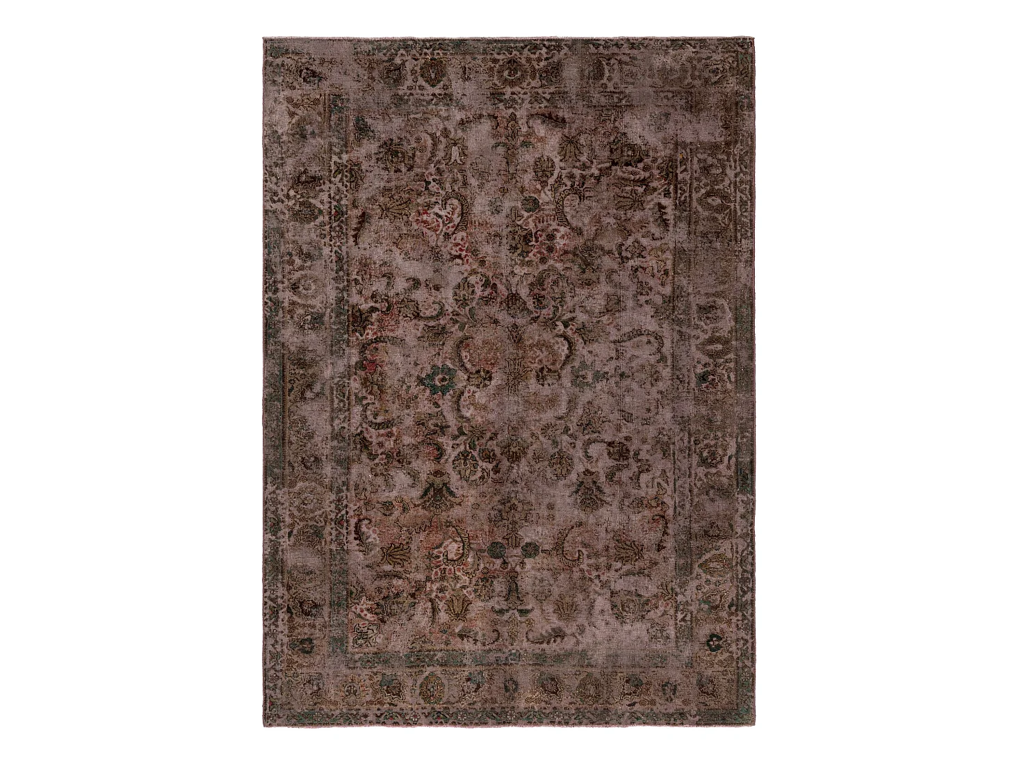Tapis de laine 208x296 Violet Vintage Royal