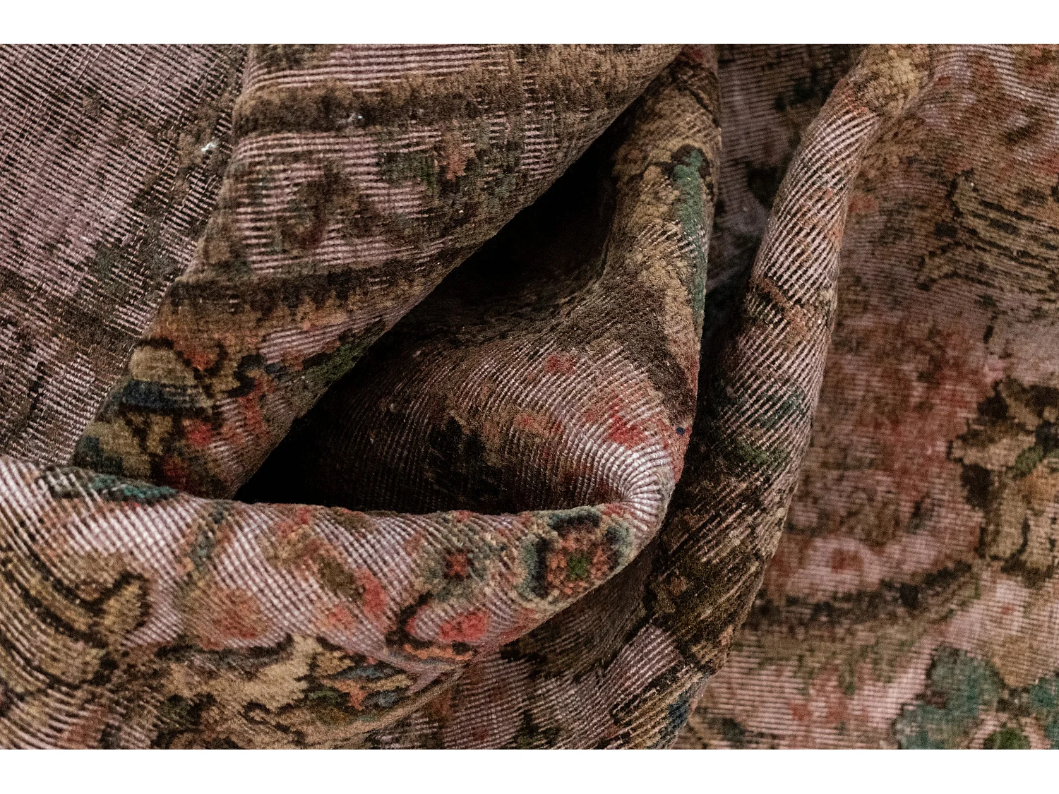 Tapis de laine 208x296 Violet Vintage Royal