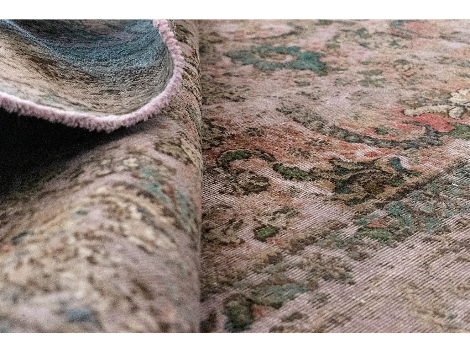 Tapis de laine 208x296 Violet Vintage Royal